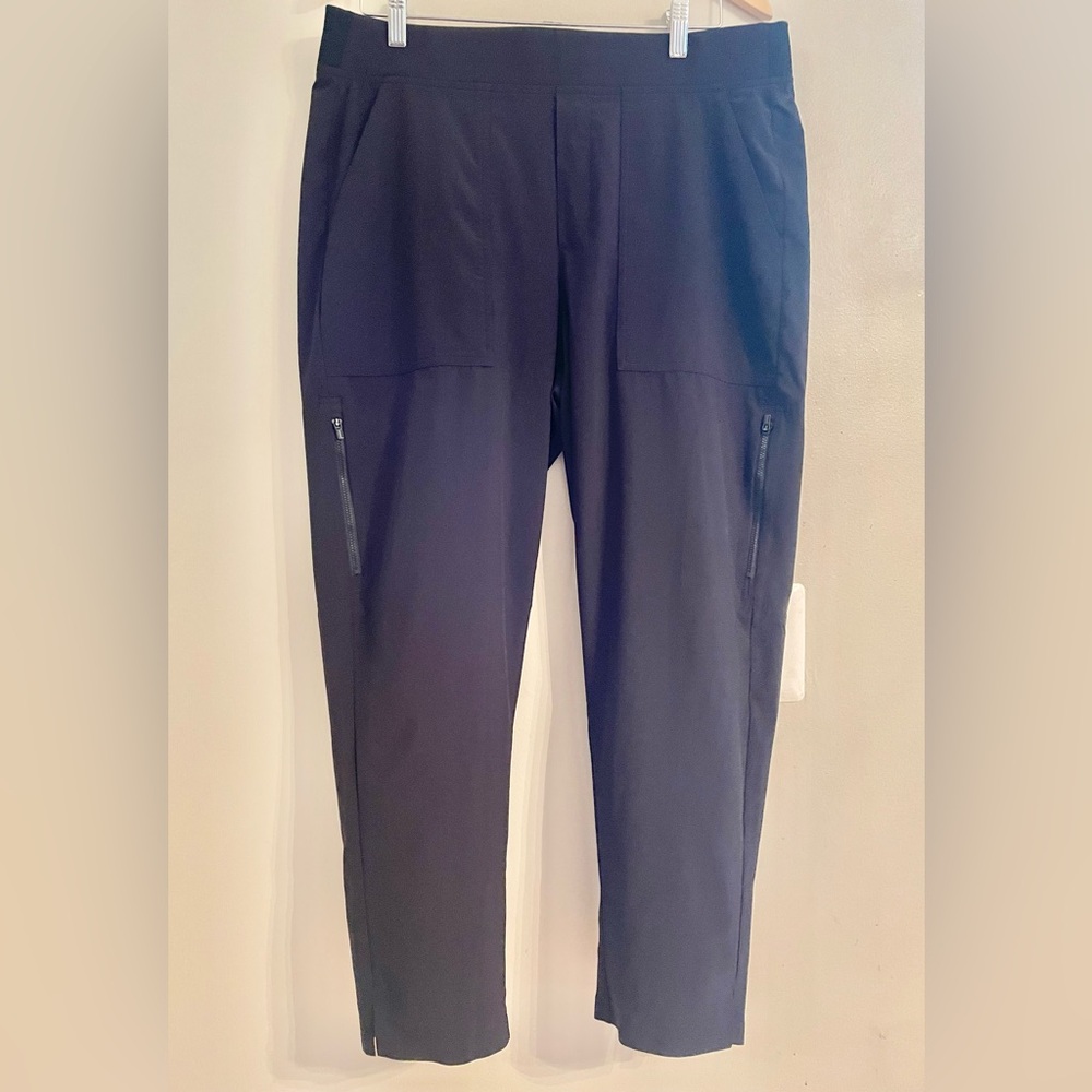 Athleta Brooklyn Ankle Pants Black Size 14- EUC